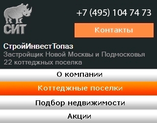 Загородная недвижимость в Подмосковье