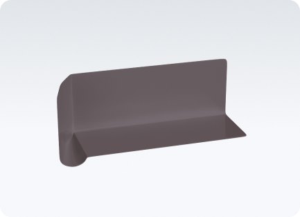 Пристенный поворотный отлив